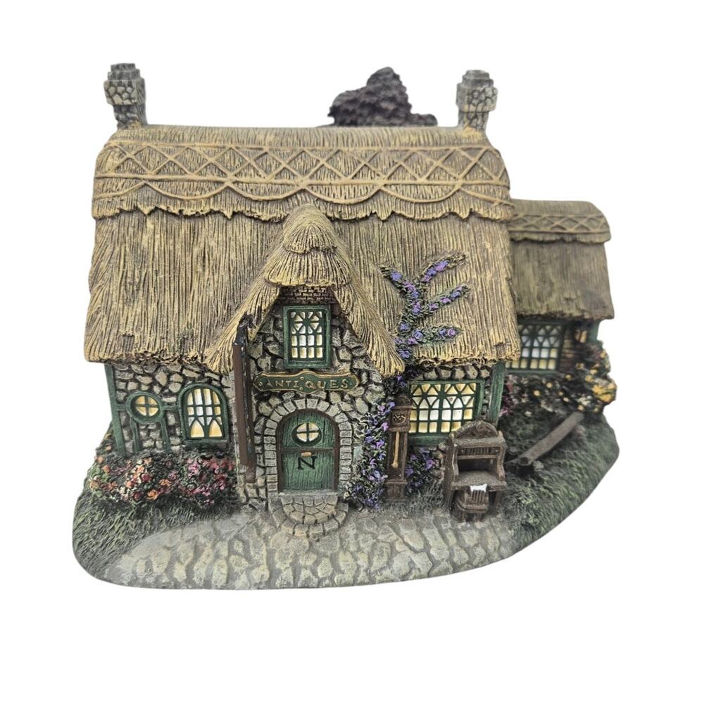 Thomas Kinkade Hawthorne Village Olde Porterfield Antique Shop Cottage 2000